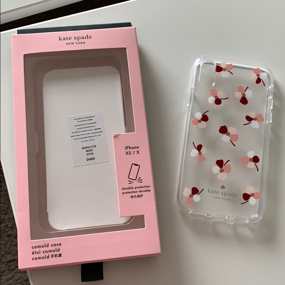 NWT Kate Spade iPhone XS/X phone case